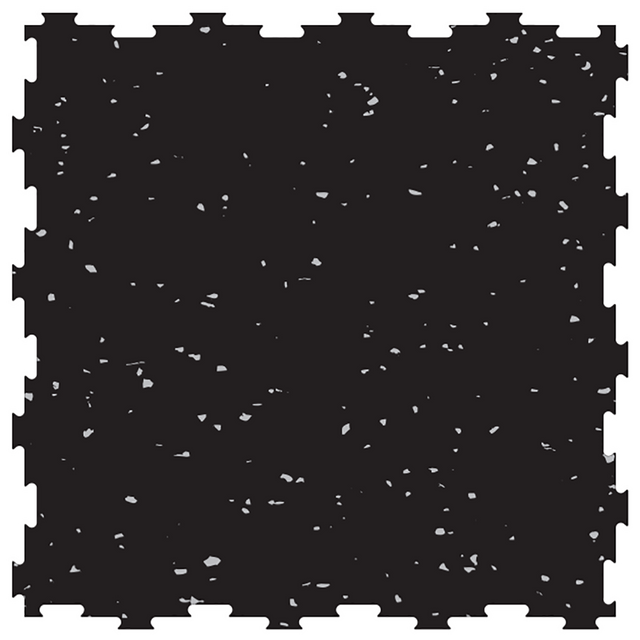 Interlocking Rubber Gym Floor Tiles 2x2grey